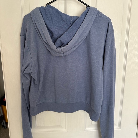 Faded Blue Zip up Jacket - Picture 2 of 3